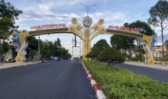 Cổng Chào Đô Thị Thông Minh Thành Phố Đồng Xoài