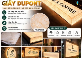 HỘP ĐÈN MICA – GIẤY DUPONT