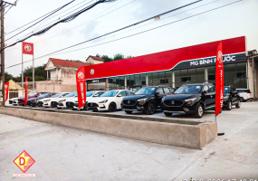 THI CÔNG BẢNG HIỆU SHOWROOM OTO MG  - BÌNH PHƯỚC - ĐỒNG NAI